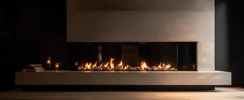 Gas Fireplace Ember Bed Design Services in Bothell, Washington