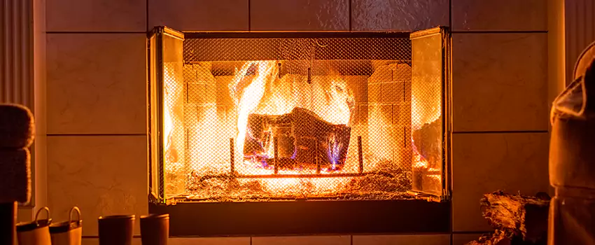Mendota Hearth Landscape Fireplace Installation in Bothell, Washington