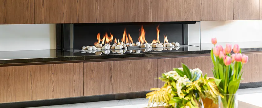 Double-height Fireplace Design Refurbishment in Bothell, Washington