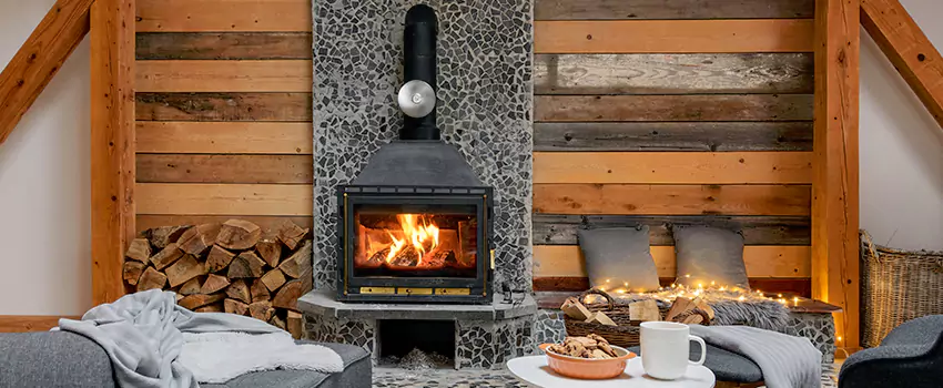 Thelin Hearth Products Direct Vent Gas Stove Fireplace Inspection in Bothell, Washington